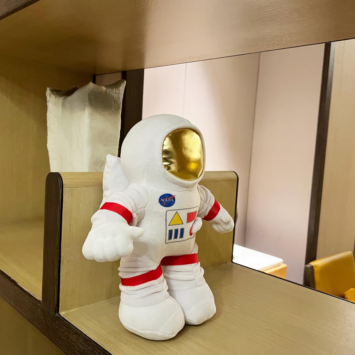 JoyAmigo Soft Astronaut Plush Outer Space Toys, Cuddly NASA Astronaut Stuffed Animal for Space-Themed Nursery/Room Decor, Gifts for Kids Toddlers 12”