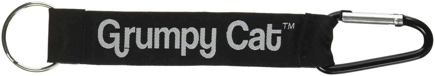 GUND Grumpy Cat Meme Go Away Lanyard and Carbiner, 8"