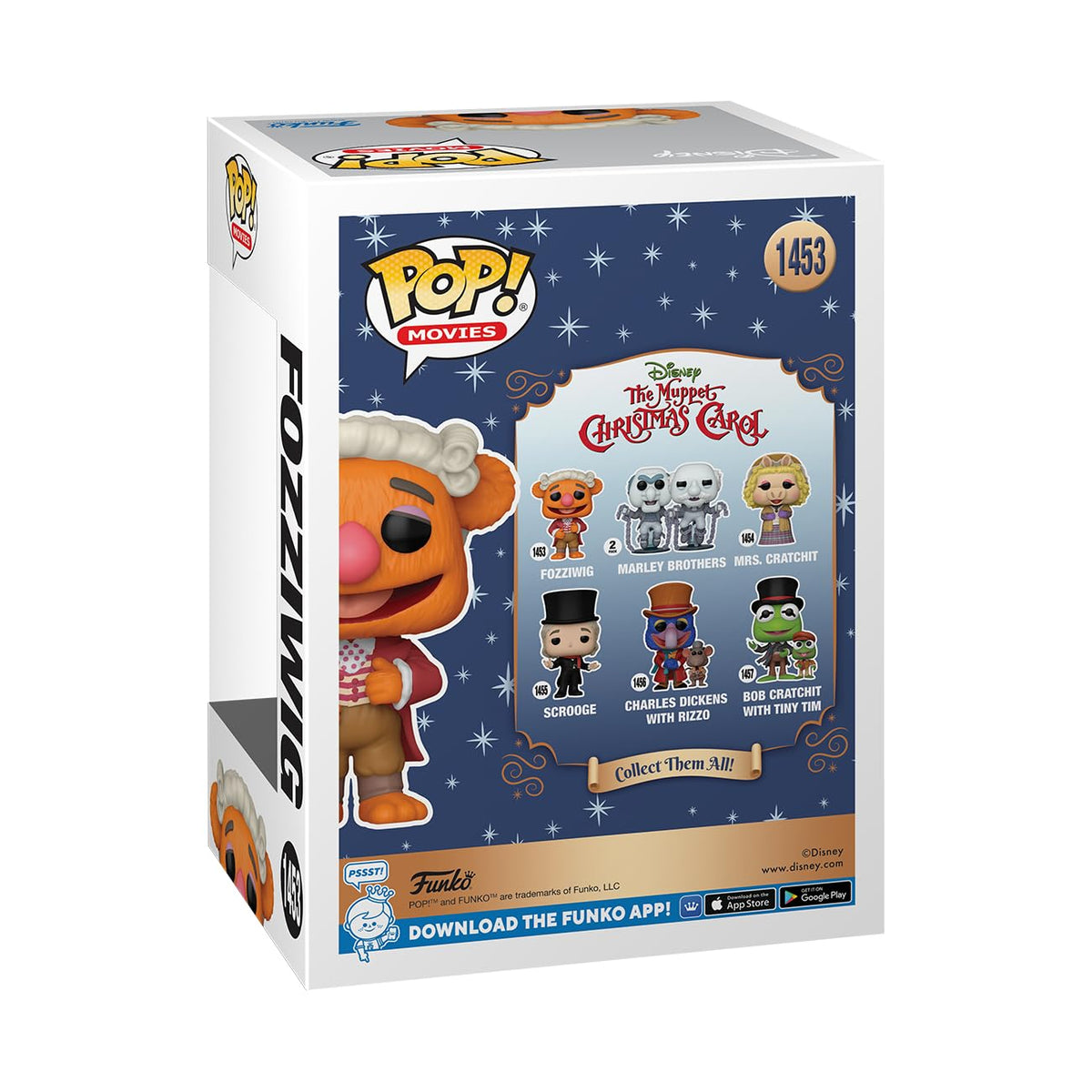 Funko POP! Disney: The Muppet Christmas Carol - Fozzie Bear as Fozziwig - The Muppets - Collectable Vinyl Figure - Gift Idea - Official Merchandise