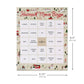 Hallmark Channel Christmas Movie Bingo Game Pad (6 Designs, 102 Sheets) Gift for Fans