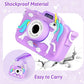 Unicorn Camera for Kids - Toddler Digital Selfie Camera with Silicone Cover, Flash and 32GB SD Card - Children Toy HD Video Kids Camera for Girls and