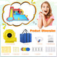 AKEYDIY Water Slide Bounce House,13×12.5ft Waterfall Waves Mega Water Slides Park |Inflatable Water Slide for Big Kids 8-12 &3-10,Large Pool,Blow Up