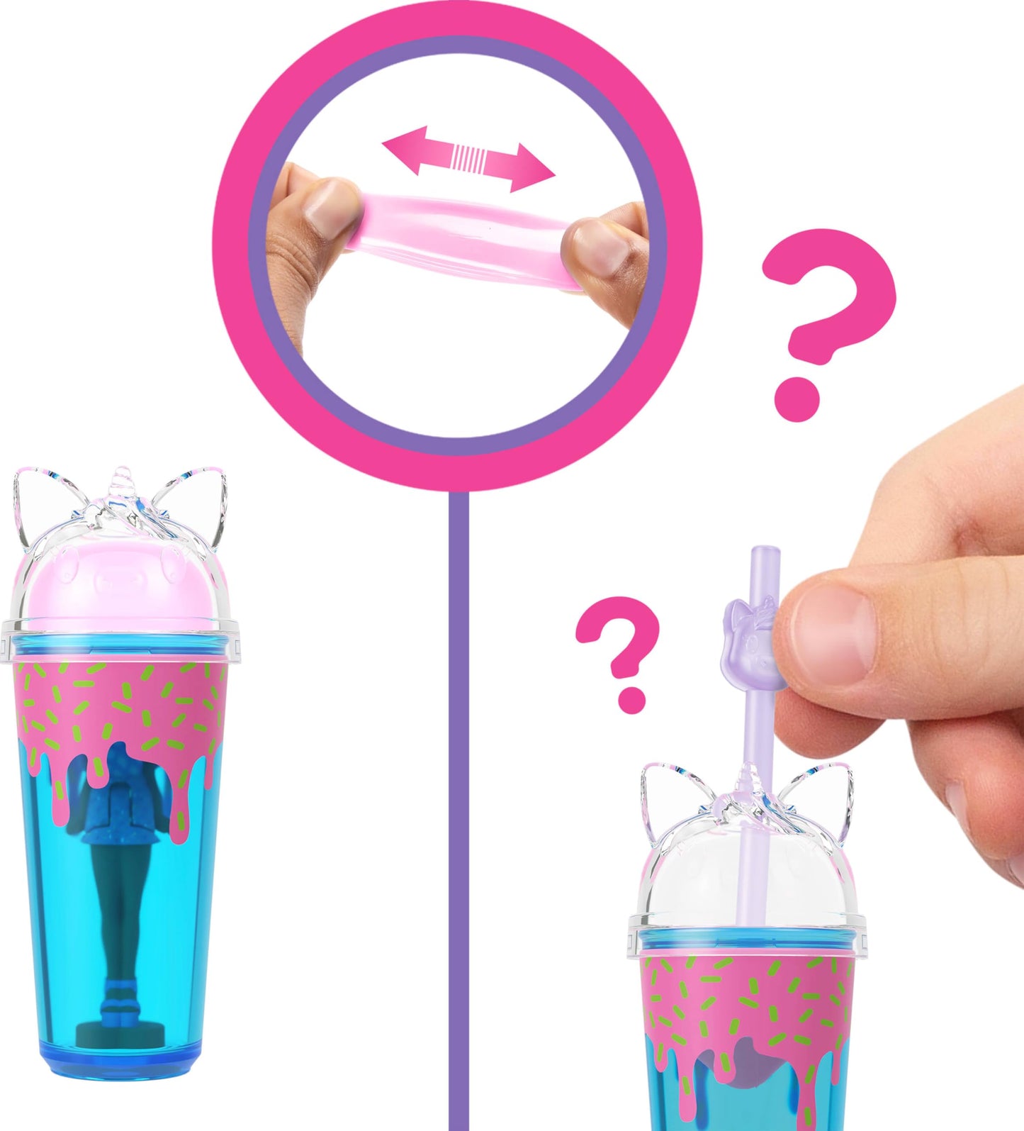 Barbie Mini Land 5 Dolls Reveal Pack, 1.5-inch Mini Dolls with Surprise Reveal & Sensory Play Piece (Styles May Vary)
