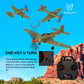 VilogaRC Remote Control Airplane RTF 4 Channel RC Plane 402MM Wingspan Micro Scaled Warbird with One Key Aerobatic One Key U-Turn and Gyro