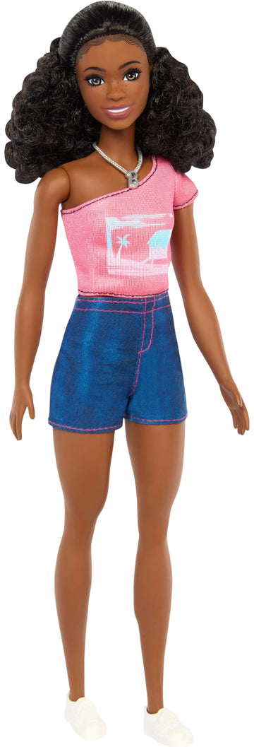 Barbie Mysteries: Beach Detectives, Barbie Brooklyn Fashion Doll Dressed in Detachable Signature routfit with Accessories Such as Necklace, JFV64