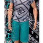 Barbie Fashionistas Ryan Doll with Jean Shorts and Shirt