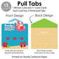Big Dot of Happiness Tropical Christmas - Beach Santa Holiday Party Game Pickle Cards - Pull Tabs 3-in-a-Row - Set of 12
