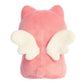 Aurora Enchanting Tasty Peach Candy Heart Meowchi Stuffed Animal - Bright & Colorful Design - Showpiece Plush - Dark Pink 7 Inches
