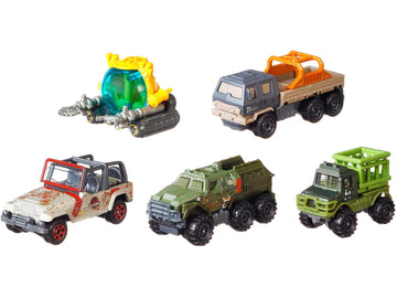Matchbox 5 Pack Jurassic World Total Tracker Team