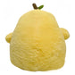 NCAIUNAE Cute Fruit Pear Duck Stuffed Animal Plush Toy Pillow - Girls and Boys Birthday Gift - 11.8" (Yellow 11.8)