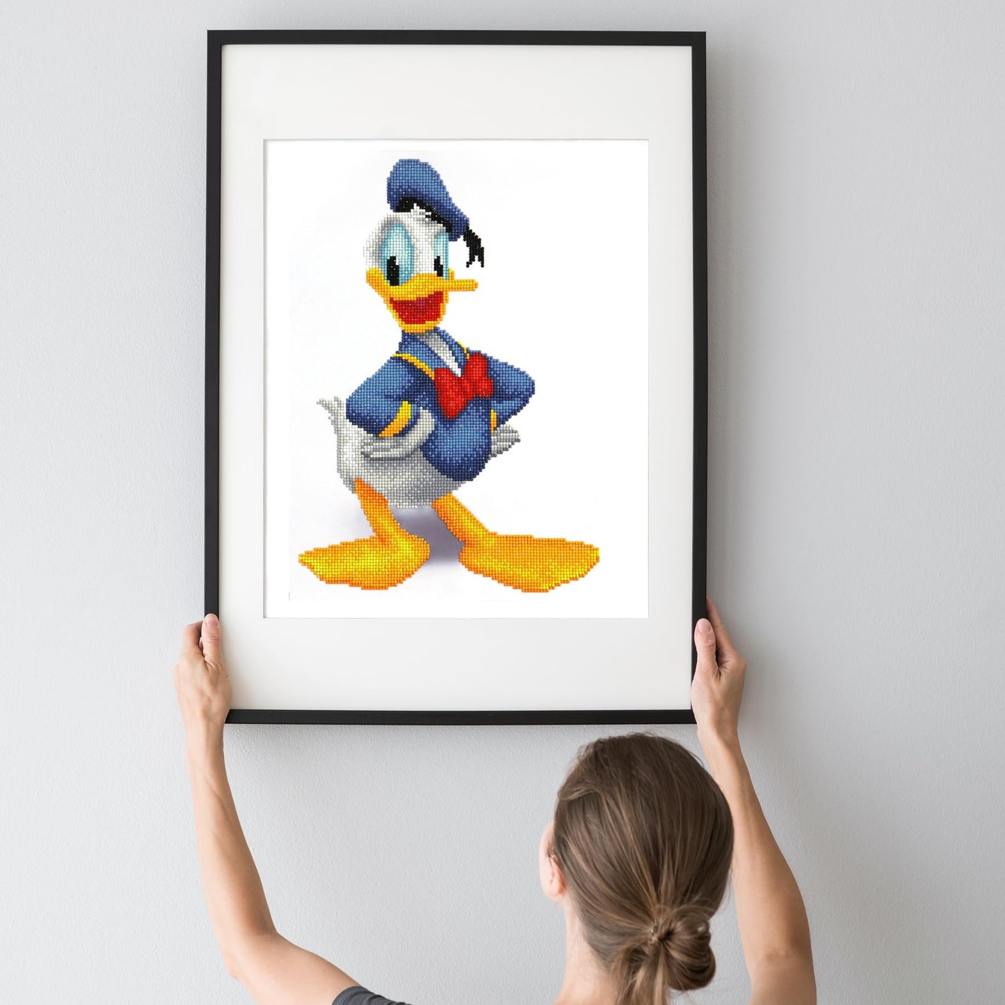 DIAMOND DOTZ Disney Donald Duck Diamond Painting Kits for Adults - Diamond Art Kits a Relaxing Creative Craft Kit with Dotz Gems 28x22