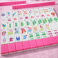 American Mahjong Set, 160 Pink Acrylic Tiles for Adults