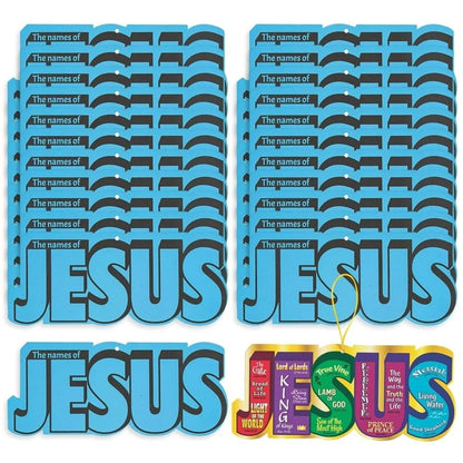 Fun Express Scratch 'N Reveal Names of Jesus - Interactive Craft Activity for Kids - Perfect for VBS Vacation Bible School Supplies Educational