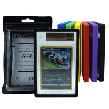 ProGuard Cards BGS Slab Guard for Standard Graded BGS Cards | Exact Fit, Snap Tight Protection | Shock Absorption | Matte Finish (Black)