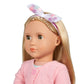 Our Generation Pretty Pom Poms Hairdressing Kit - Hair Clips, Brush, Hair Elastics and More - 46 cm Doll Accessories - Hairdresser Imagination Game