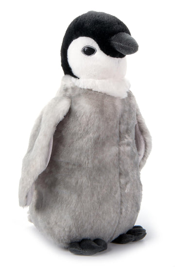 The Petting Zoo Emperor Penguin Chick Stuffed Animal Plushie, Gifts for Kids, Earth Keeperz Sealife Animals, Zoologee Grey Emperor Penguin Chick Plush