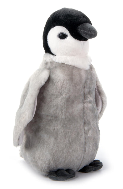 The Petting Zoo Emperor Penguin Chick Stuffed Animal Plushie, Gifts for Kids, Earth Keeperz Sealife Animals, Zoologee Grey Emperor Penguin Chick Plush