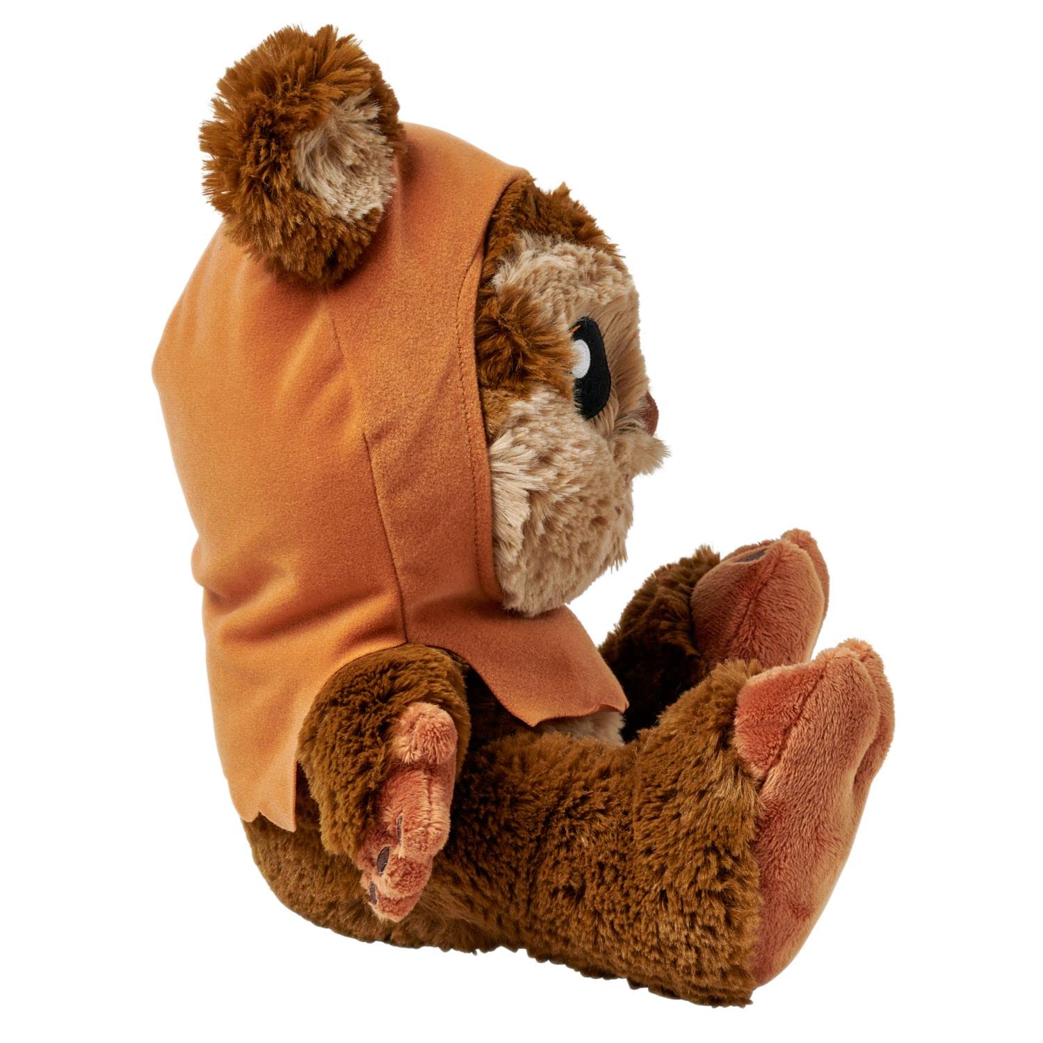 Disney Store Official Star Wars Wicket Ewok Plush with Big Feet - Small 11-Inch Cuddly Toy for Fans, Perfect Collectible & Gift for All Ages - Iconic