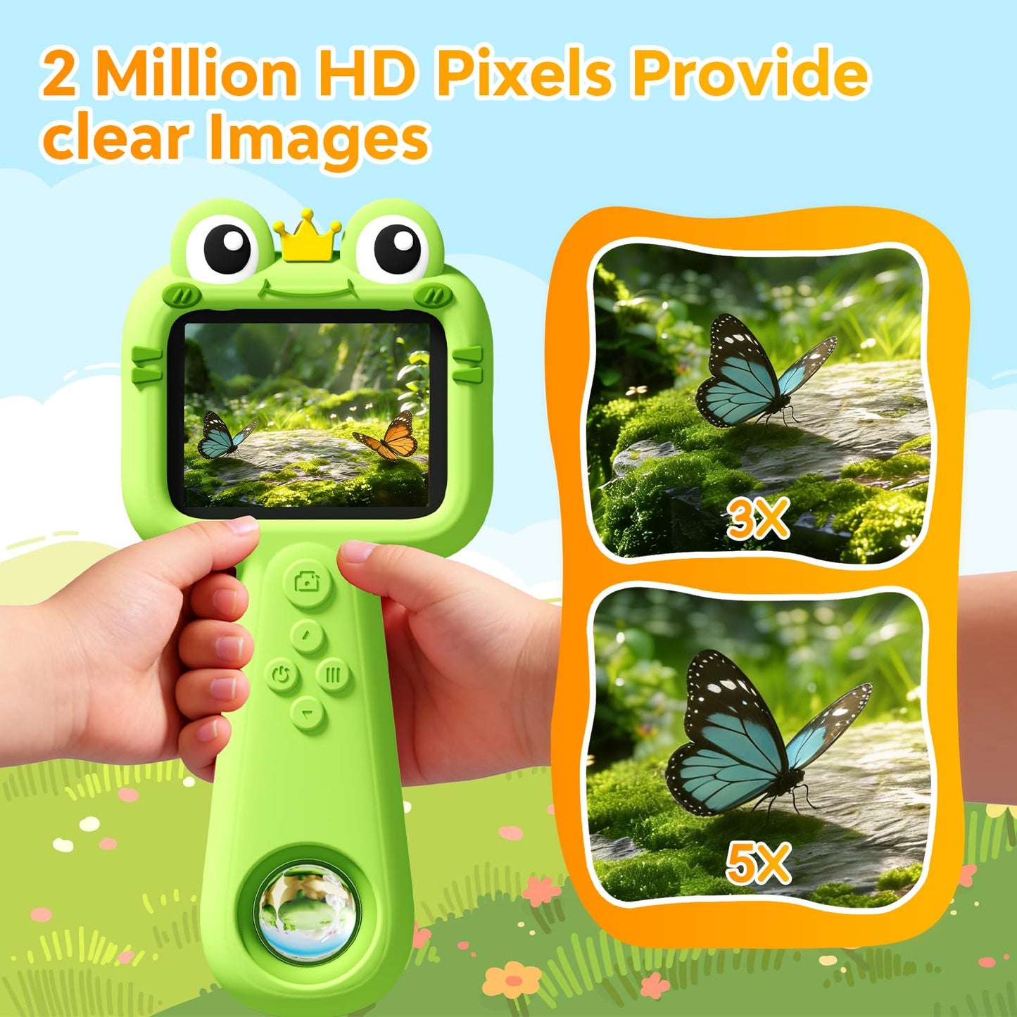 avtctek Kids Borescope Camera Toy, Snake Endoscope Camera with Light & Flexible Tube - Outdoor Camping & Nature Exploration, STEM Educational Toy