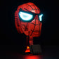 LightGo LED Lighting Kit Designed for Spider-Man's Mask Compatible with Lego 76285 Building Set - Not Include Model
