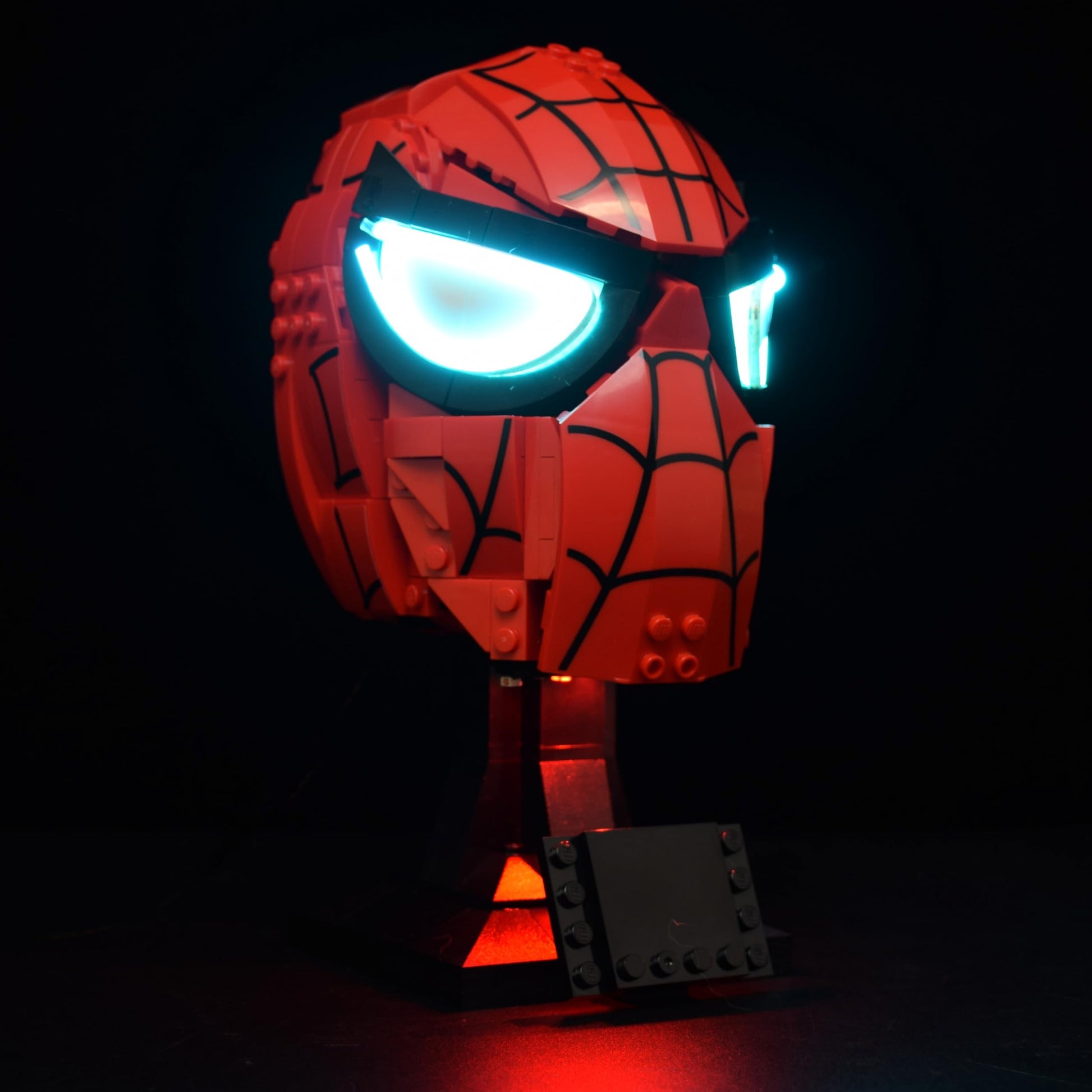 LightGo LED Lighting Kit Designed for Spider-Man's Mask Compatible with Lego 76285 Building Set - Not Include Model