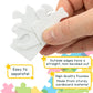 Hygloss 8 Blank Heart Puzzles with Envelopes - 6 x 8 Inches - Ideal for Valentine’s Day Crafts - Write, Draw, and Decorate - 8 Pieces Each