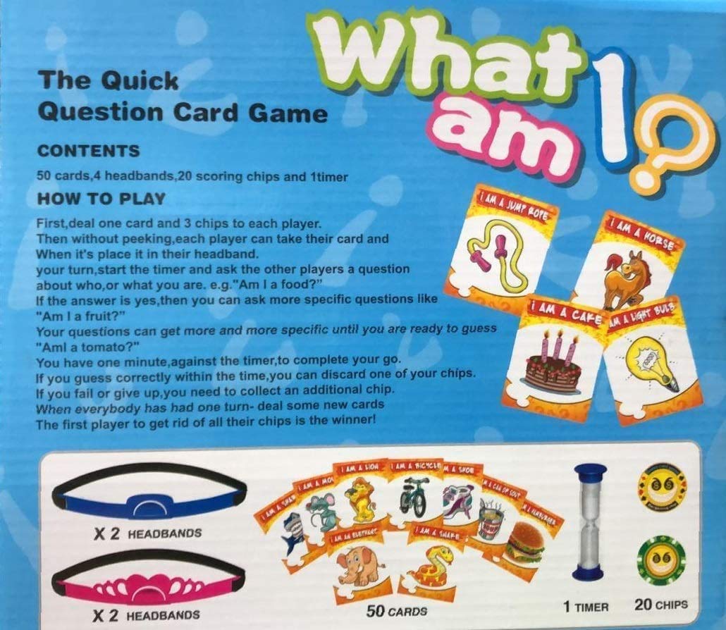UPD What Am I Card Game