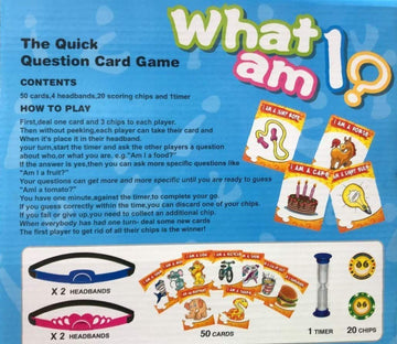 UPD What Am I Card Game