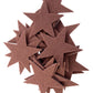 Playfully Ever After 1.5 and 3 inch Combo Size Felt Star Stickers 46pc (Brown)