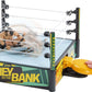 Mattel WWE Money in The Bank Cash-in Ring Playset with 2 Play Modes & 40+ Sounds & Phrases, Includes Launcher Crane, Ladders & Briefcase, 13-Inch x