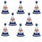 Big Dot of Happiness Shoots and Scores - Hockey - Cone Happy Birthday Party Hats for Kids and Adults - Set of 8 (Standard Size)