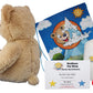 Stuffems Toy Shop Make Your Own Stuffed Animal 16" "Brown Patches Bear - No Sew - Kit with Cute Backpack!
