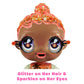 MGA's Glitter Baby Doll with Color Changes, Pink Hair, Sunset Outfit, Bottle - Gift for Kids Ages 3-5+
