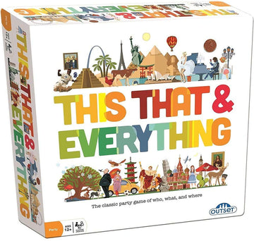 This that and Everything Party Game - Contains 100 Double-Sided Cards About Everything - Trivia Game for Kids Ages 12 and up by Outset