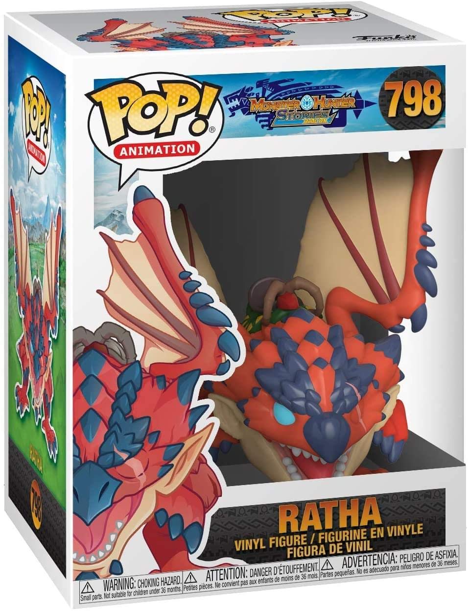 Funko Pop! Animation: Monster Hunter - Ratha, Multicolor