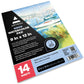 ARTEZA Watercolor Paper, 14 Sheets, 9x12 Inches Water Color Paper, 140lb/300gsm, 100% Cotton, Cold Press, Acid Free Art Paper