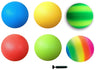 Toys+ 24 Pack 8.5 Inch Playground Balls (Red,Blue,Green,Yellow,Rainbow, Green/Swish
