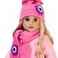 Hat and Scarf - Clothes Fits 18 Inch Doll (Doll Not Included)