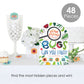 Big Dot of Happiness Buggin' Out - Bugs Birthday Party Scavenger Hunt - 1 Stand and 48 Game Pieces - Hide and Find Game