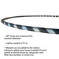 36 inch Dance Hula Hoop | Lighter Weight at 11 oz | Made in the USA Black