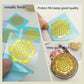 Slogokey Metal Flower of Life (Set of 24pcs) 1.6inches 40mm Energy Decals (Gold)