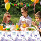 Letromp 3 Pcs Butterfly Birthday Tablecloth Watercolor Purple Butterfly Table Covers for Spring Butterfly Theme Girls Baby Shower 1st 2nd 3rd 4th Bday