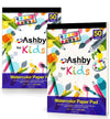 100 Sheets - Watercolor Paper Pads (9"x12") - Premium Thick Pages (220 GSM) - Also Great for Drawing, Finger Painting & Sketching; Easy Tear Design