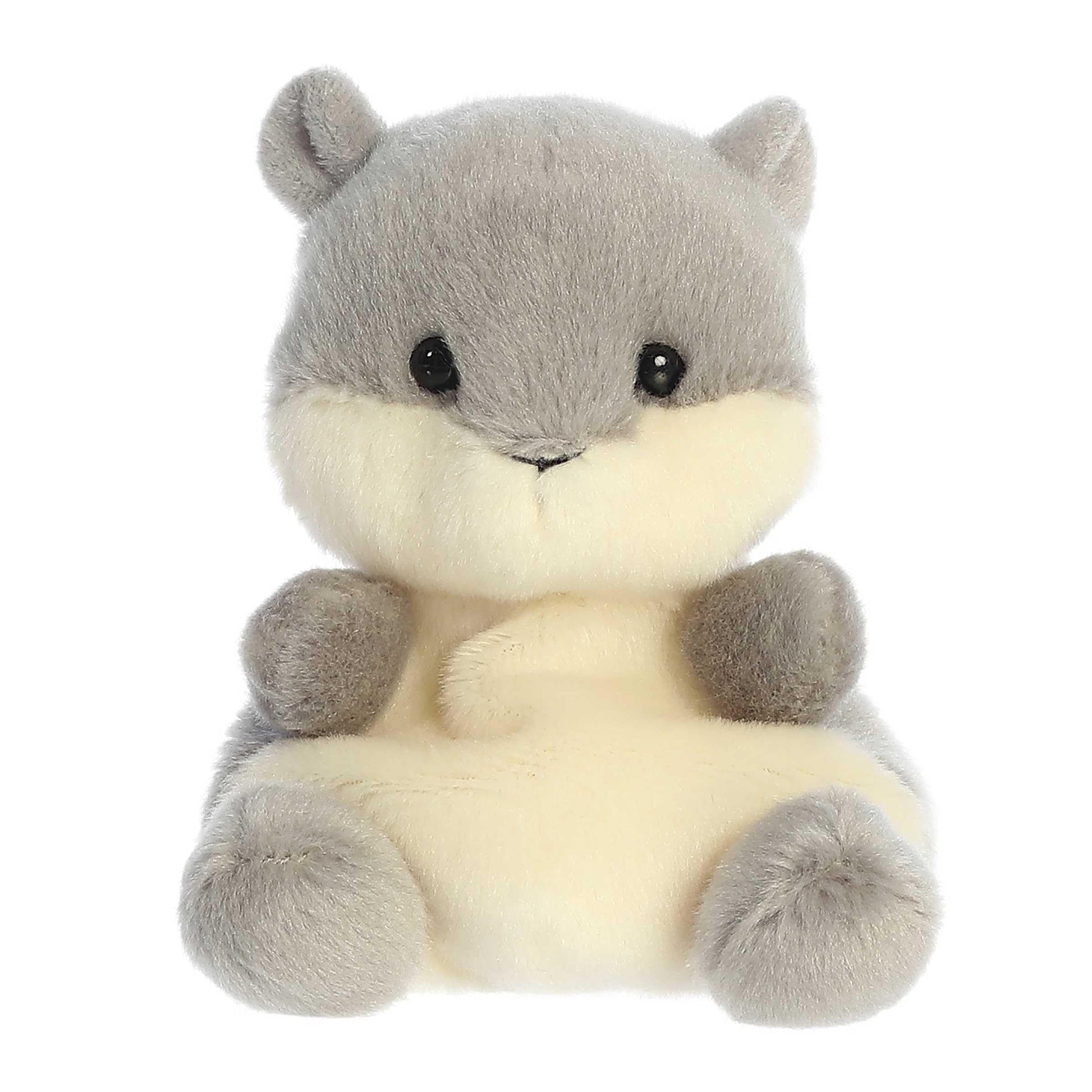 Aurora® Adorable Palm Pals™ Gus Grey Squirrel™ Stuffed Animal - Fun Collectible Plush for Kids and Adult Collectors - Perfect for Decorating Rooms