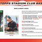 2025 Topps Stadium Club Baseball Mega Trading Card Box (2 Sepia Parallels Per Box)