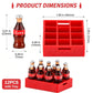 Dollhouse Miniature 12 Piece Soft Drink with Tray,1:12 Dollhouse Kitchen Accessories Miniature RC Car Coke Bottles with Tray - Resin Soft Drink Set