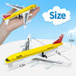 QUANA Airplane Toys 4 Pack, Toy Planes for Boys Age 3 4 5 6 7 8-12, Pull Back Alloy Planes Diecast Airplanes Model, Aeroplane Airlines Toy Plane