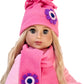 Hat and Scarf - Clothes Fits 18 Inch Doll (Doll Not Included)