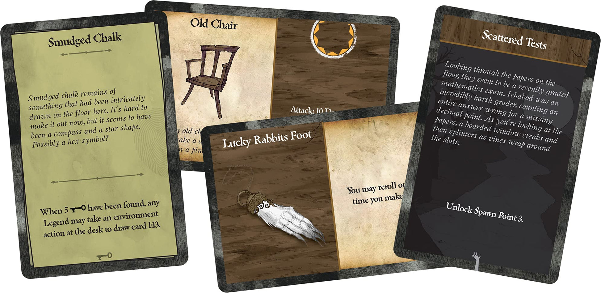Greater Than Games | Legends of Sleepy Hollow | Cooperative Board Game | Horror Storytelling Campaign | 1 to 4 Players | 30+ Minutes | Ages 12+