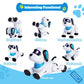 yiman Remote Control Robot Dog Toy - Programmable Smart Robot Dog for Kids 3+, Interactive Dancing & Sound, RC Stunt Toys with LED Eyes, Electronic